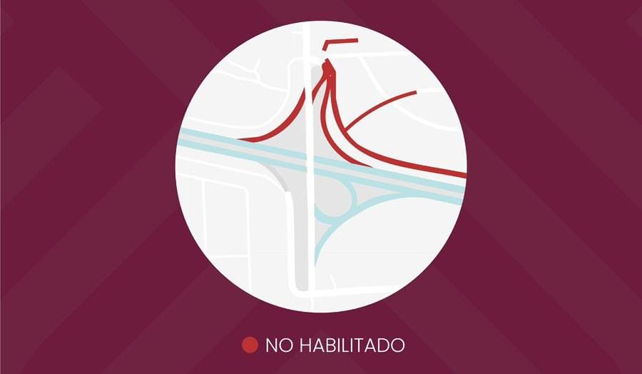 Corte temporal por obras en la rotonda Galindo