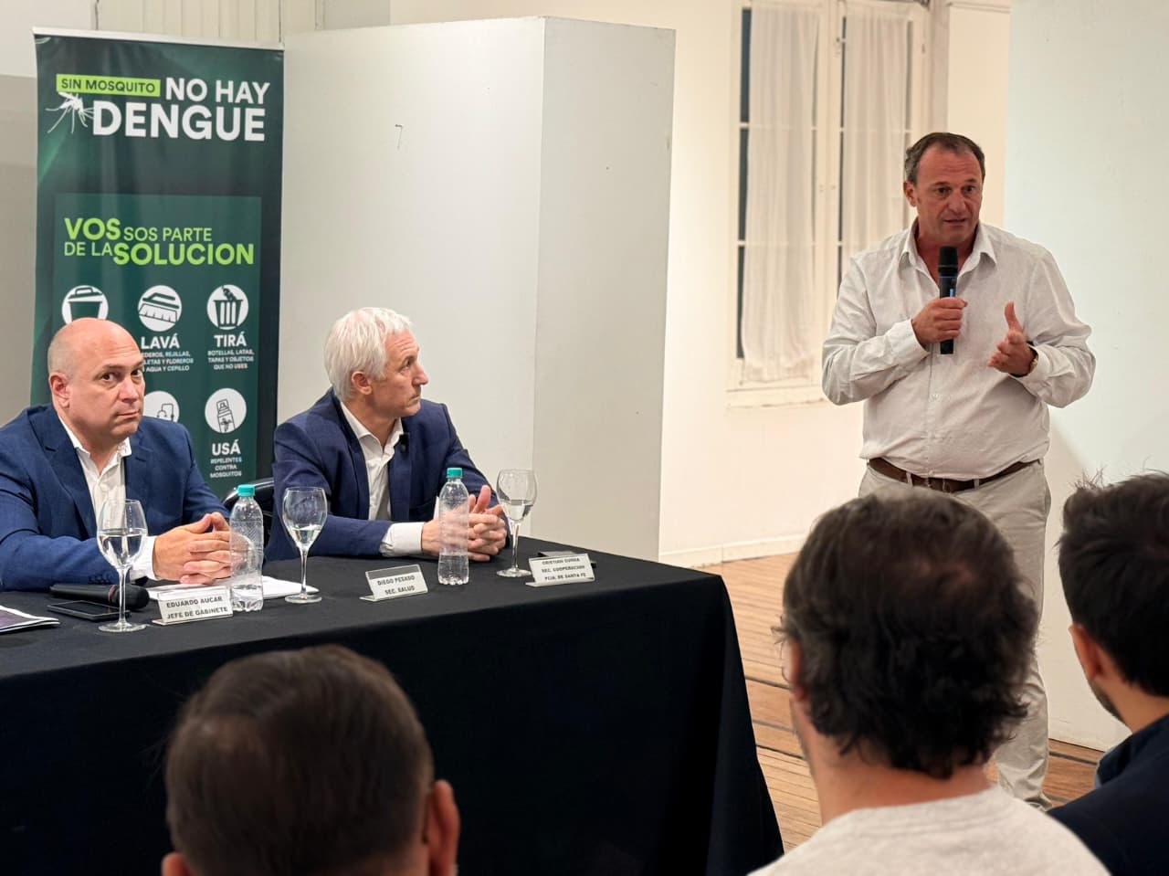 Funes presentó el Plan de Lucha contra el Dengue 2025/2026